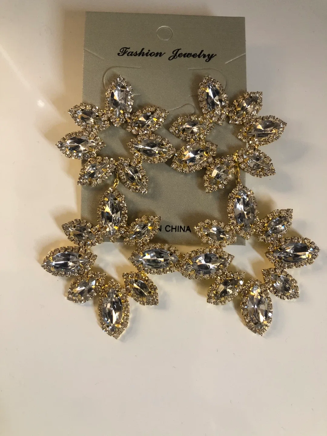 Fashion Jewelry Crystal Earrings