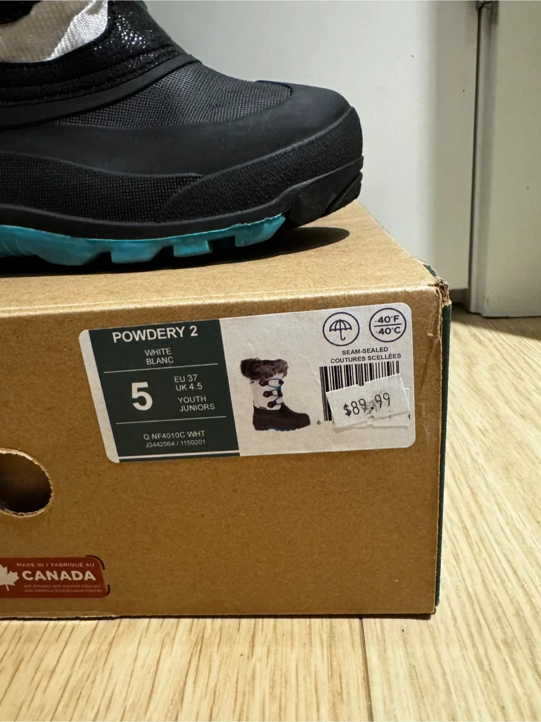 Kamik Powdery 2 Youth Junior Winter Boots - Size 5 image indicator(4)