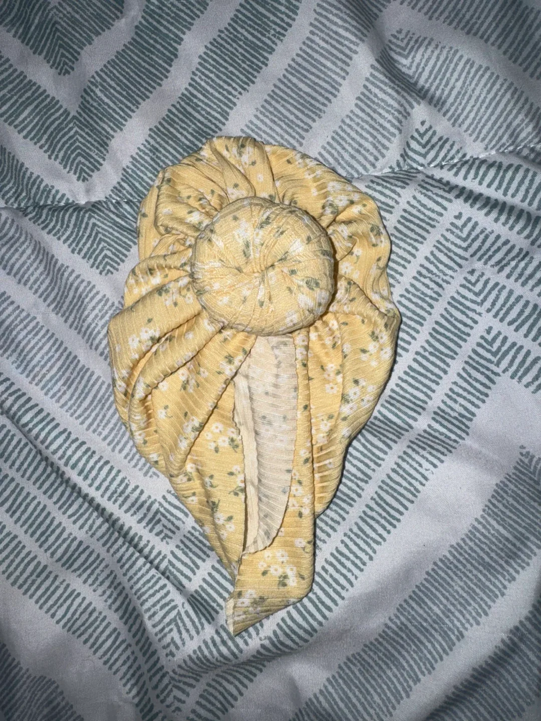 Yellow Floral Baby Headband