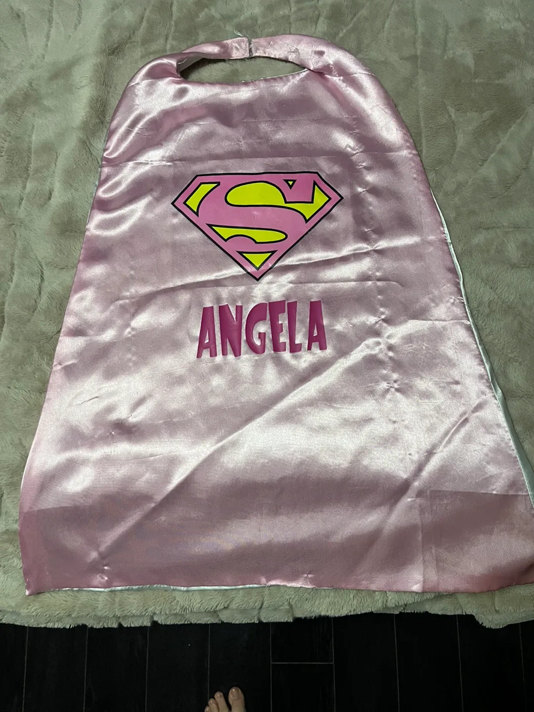 Supergirl Cape & Mask - Size Small
