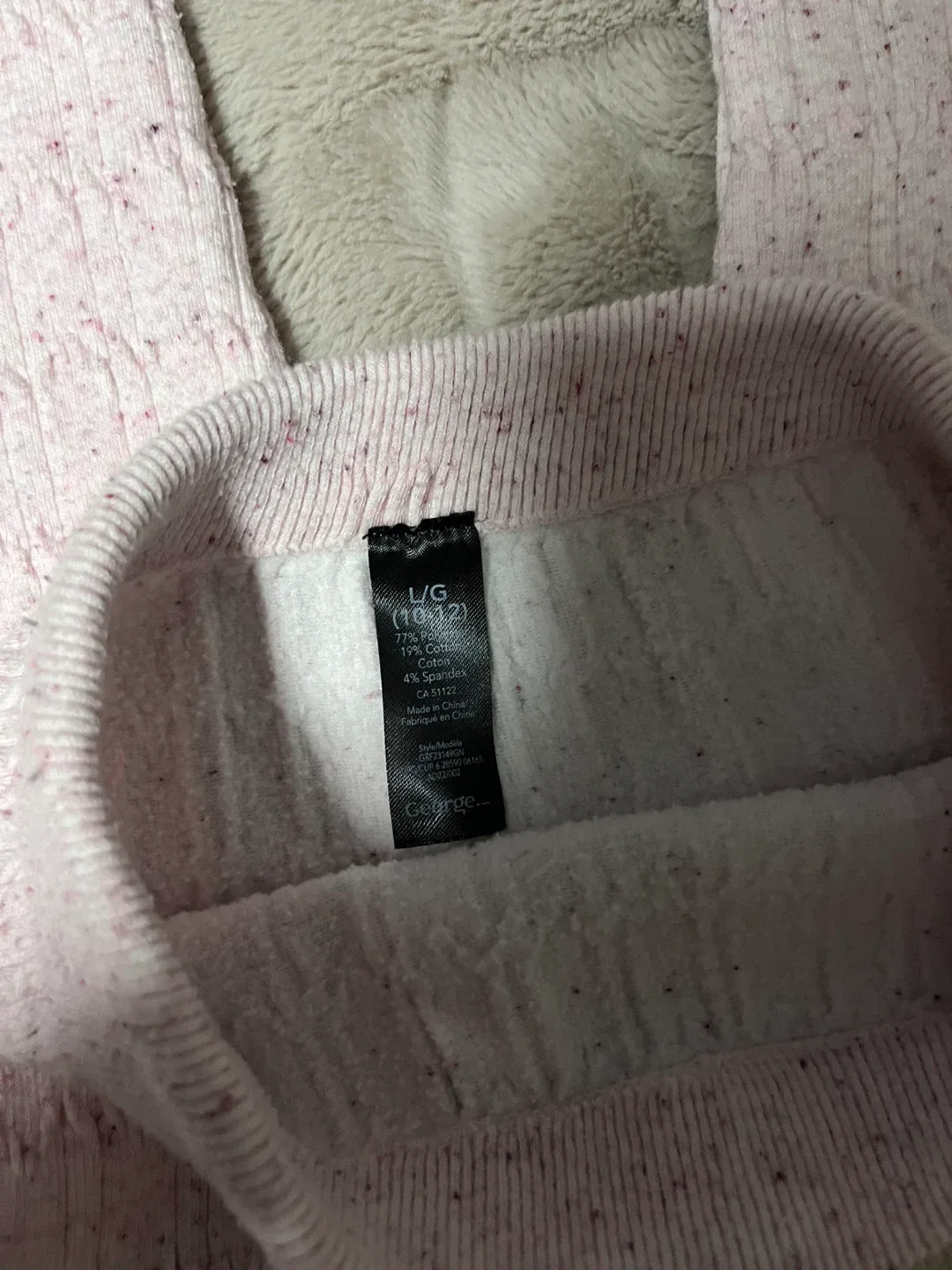 George L (10-12) Pink Knit Leggings image indicator(4)