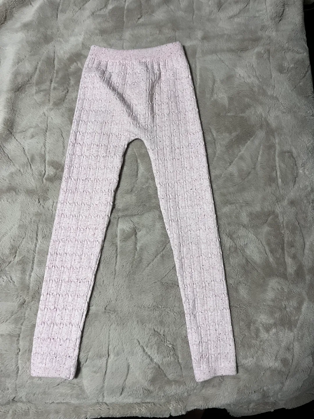 George L (10-12) Pink Knit Leggings image indicator(2)