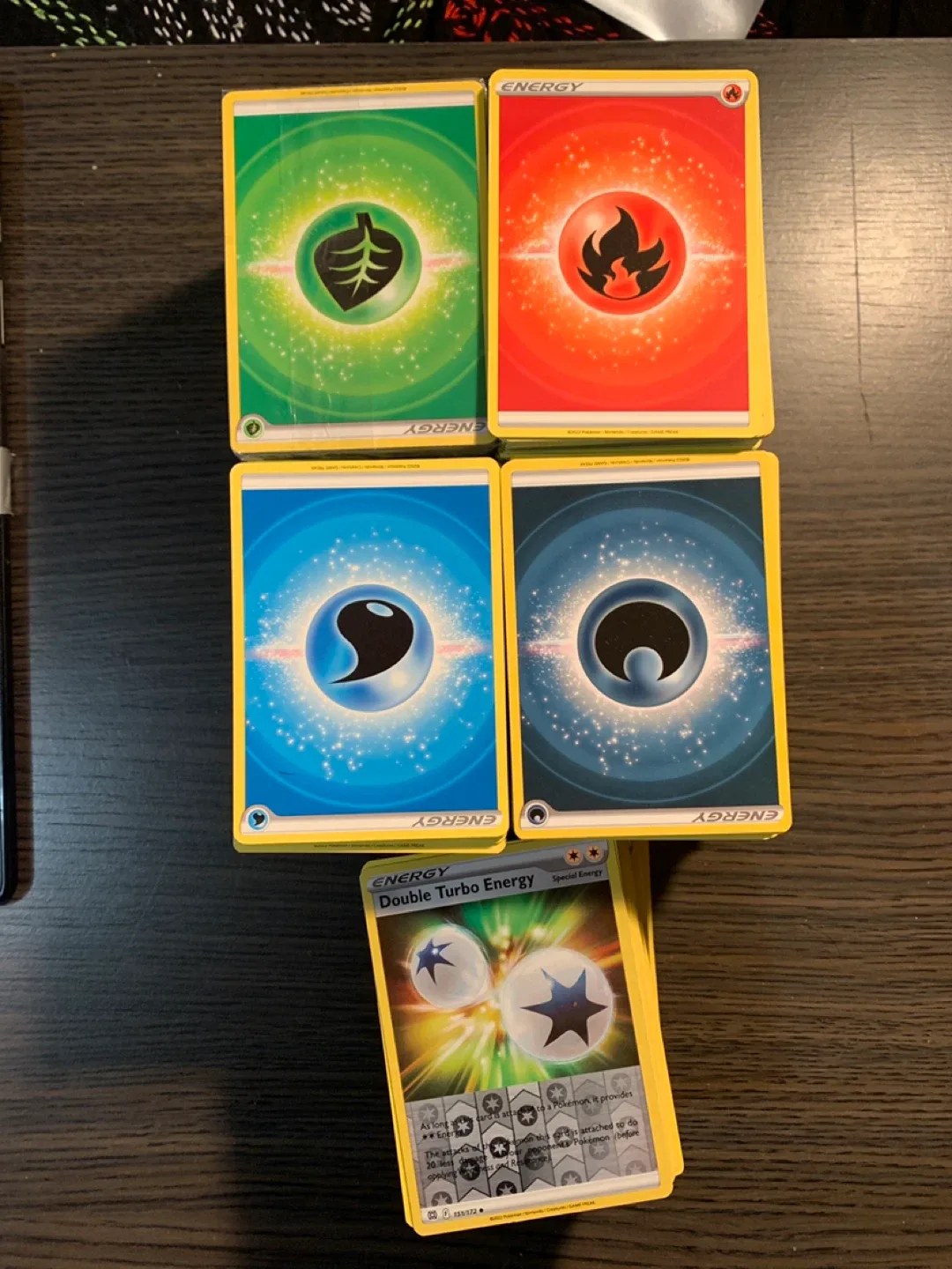Pokemon Energy & Double Turbo Energy Cards