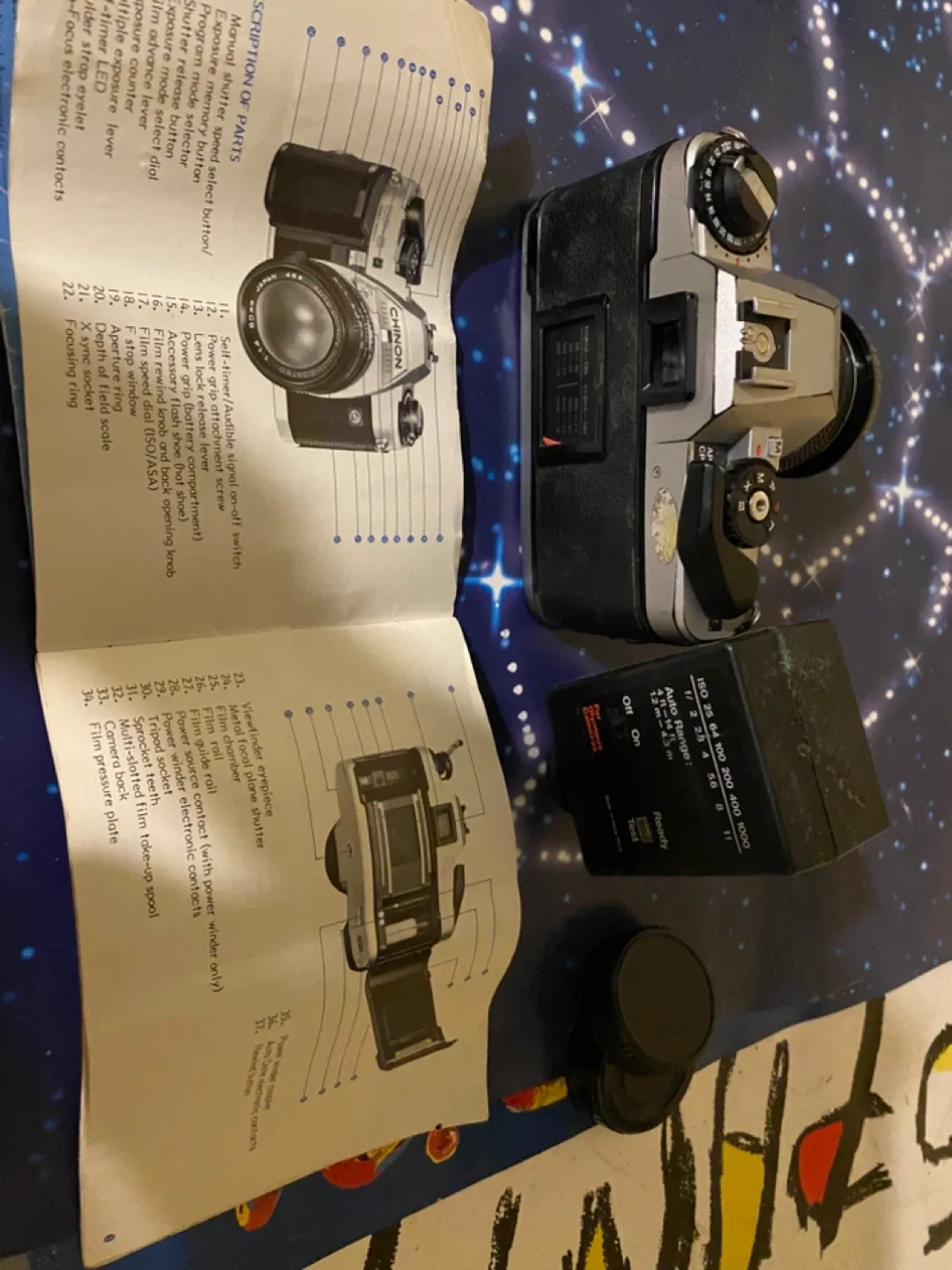 Chinon DP-5 Compact 35mm SLR Camera w/ Flash image indicator(3)