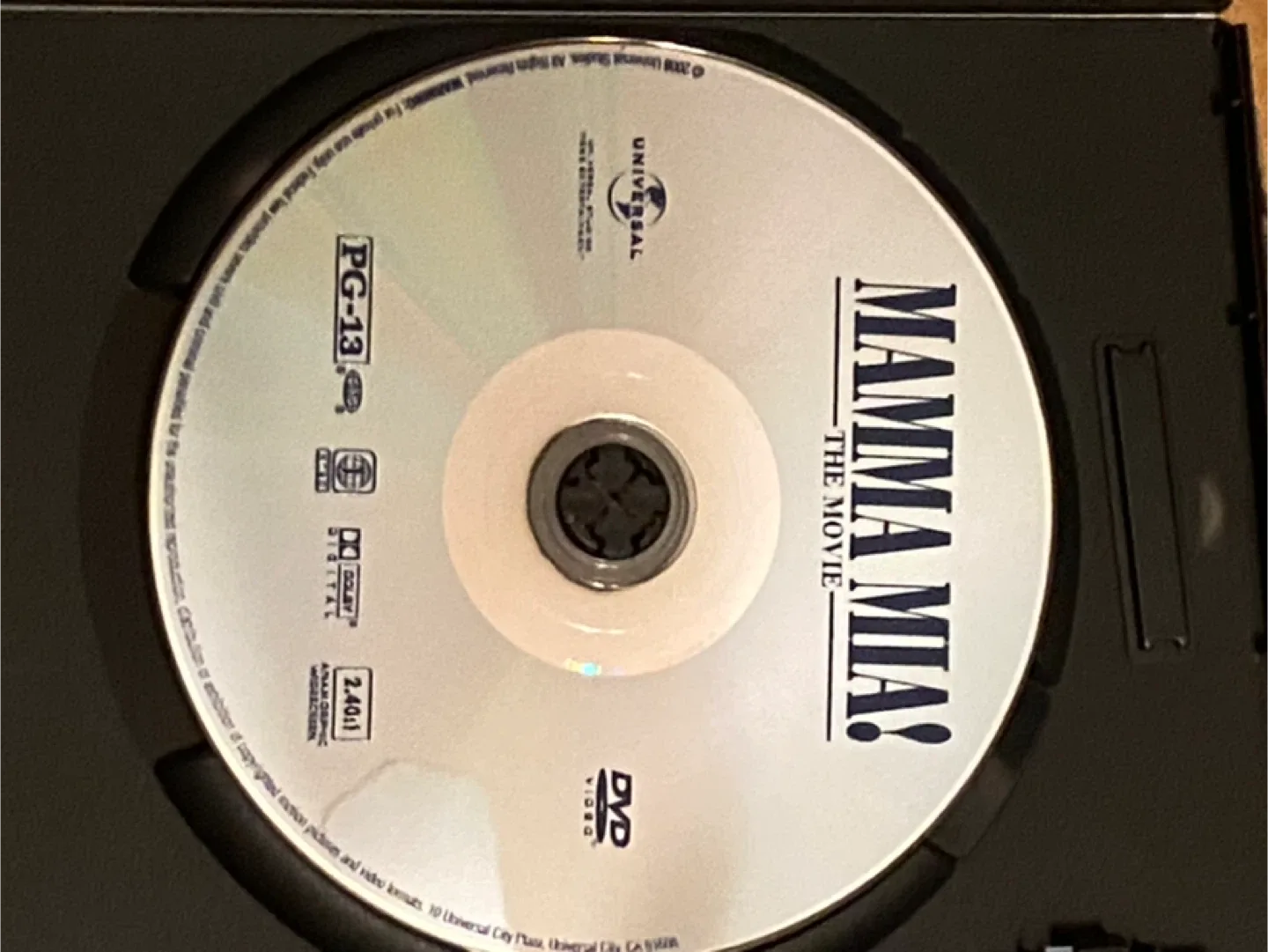 Mamma Mia! The Movie DVD image indicator(2)