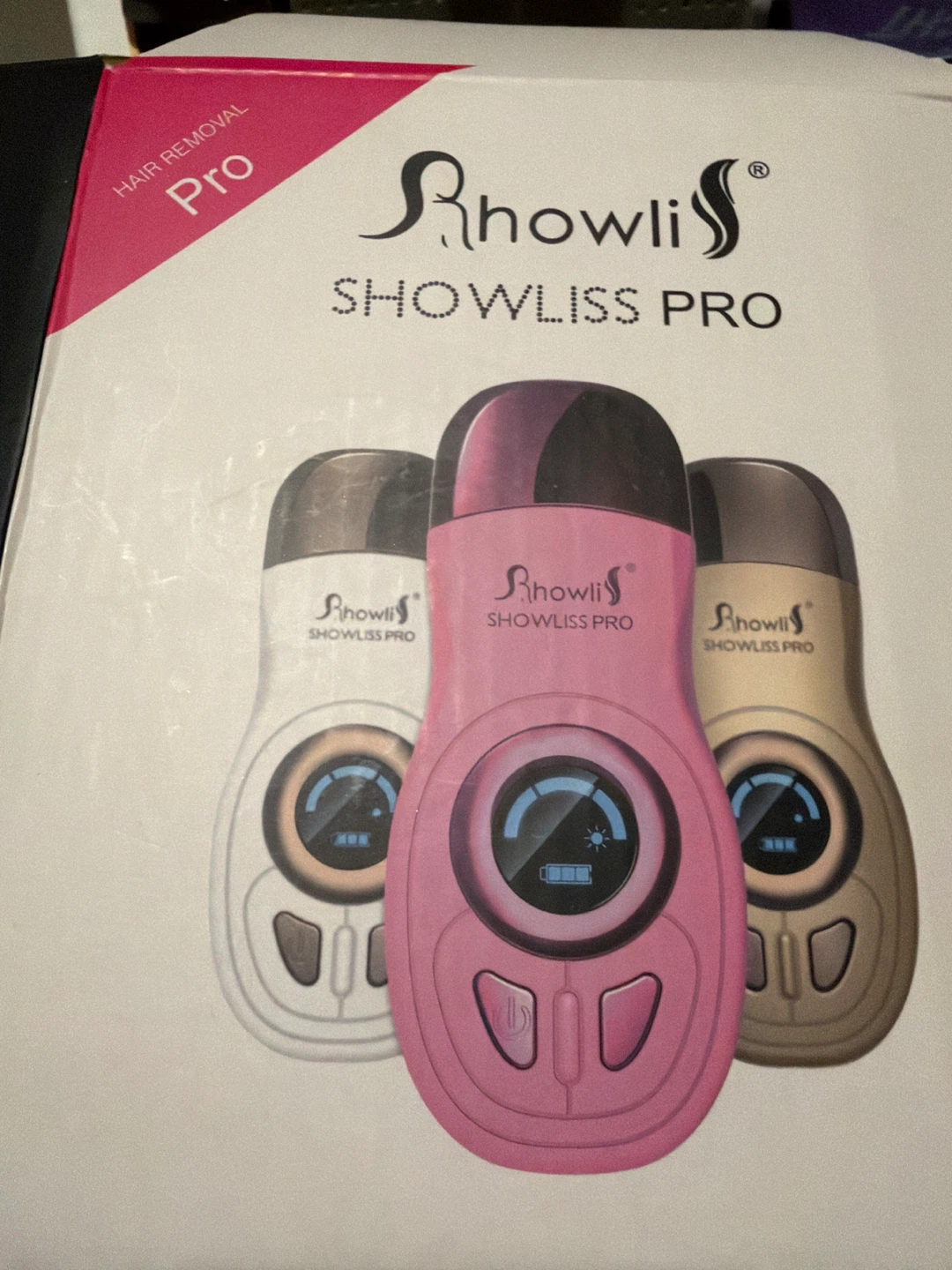 Showliss Pro Hair Removal System - Pink - photo 2
