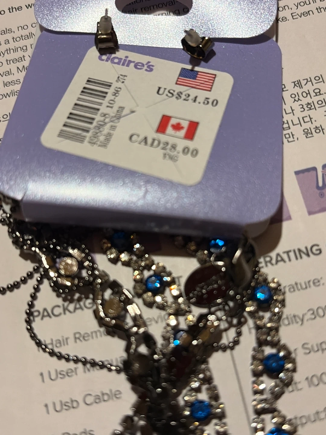 Claire's Necklace & Earring Set - New! - photo 2