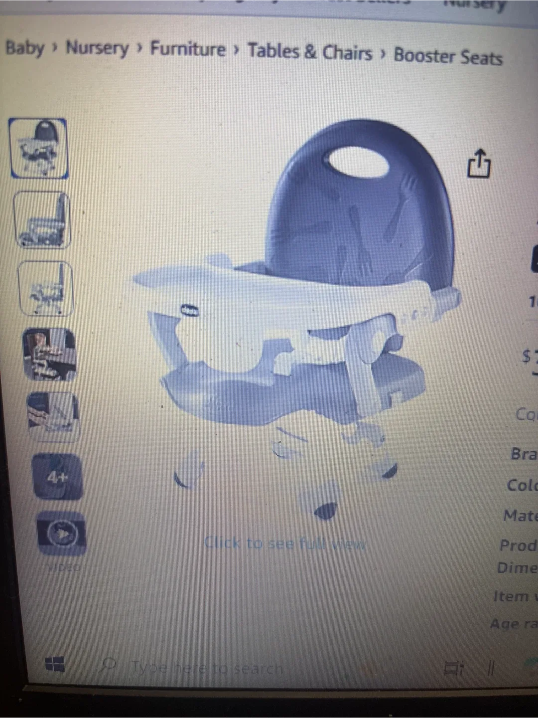 Chicco Pocket Snack Portable Booster Seat image indicator(7)