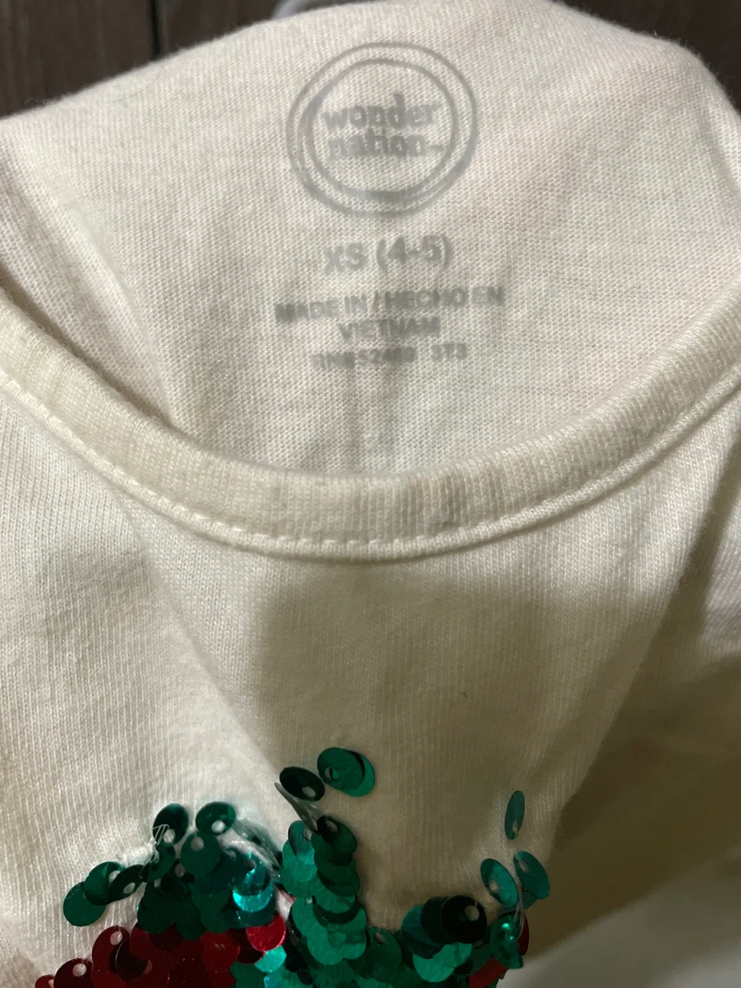 Wonder nation T-Shirt with Strawberry Sequin Design image indicator(2)