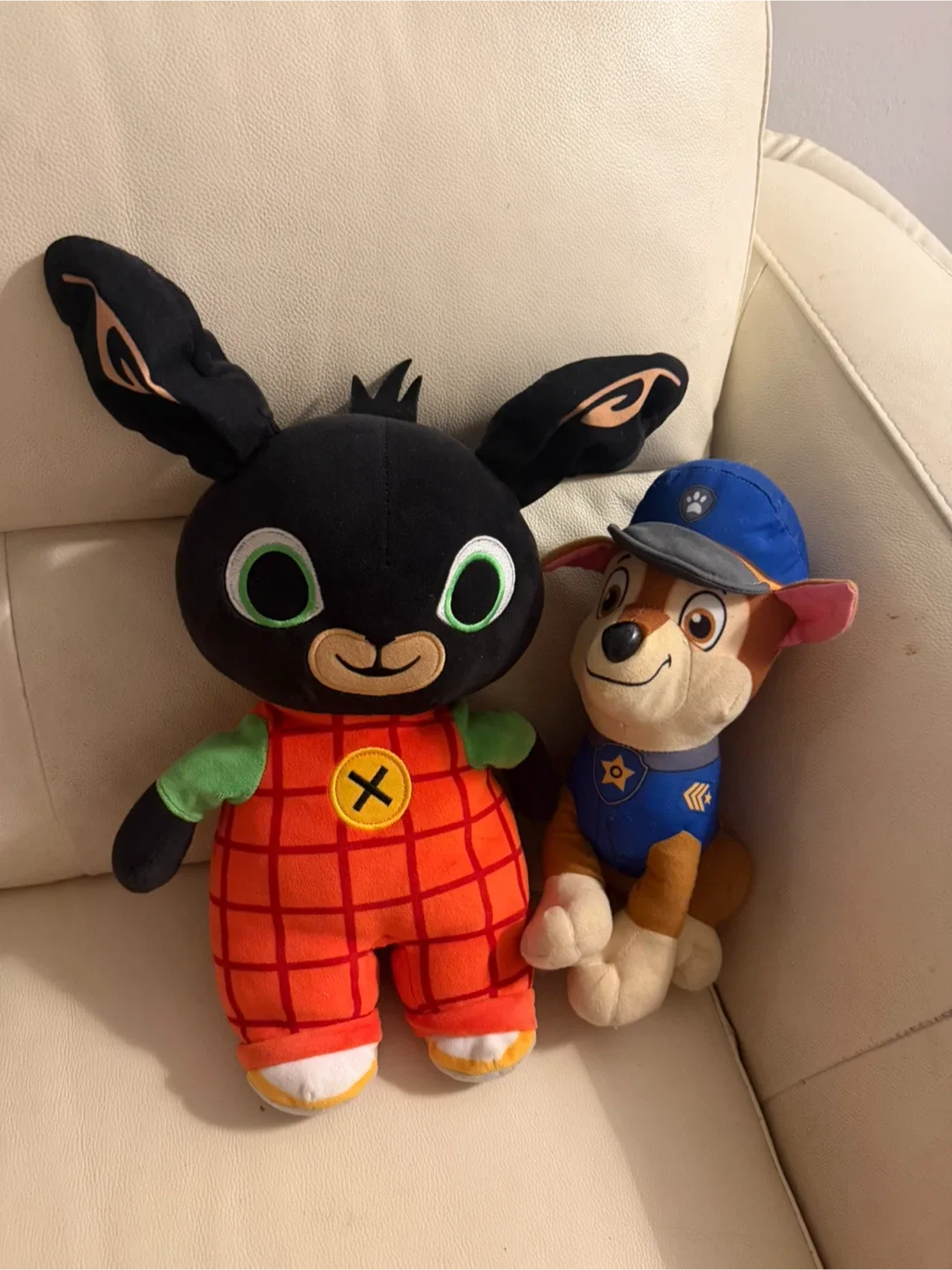 Bing Bunny & Paw Patrol Chase Plush Toys