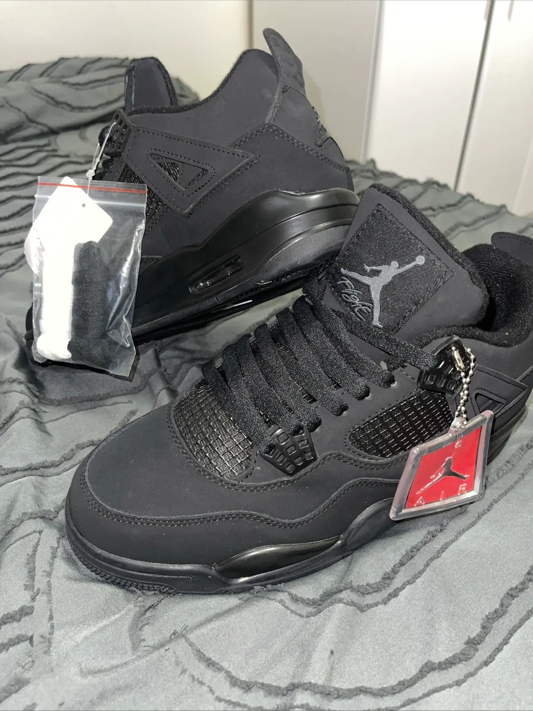Air Jordan 4 Retro Black Cat Shoes (brand new not used at all) image indicator(4)