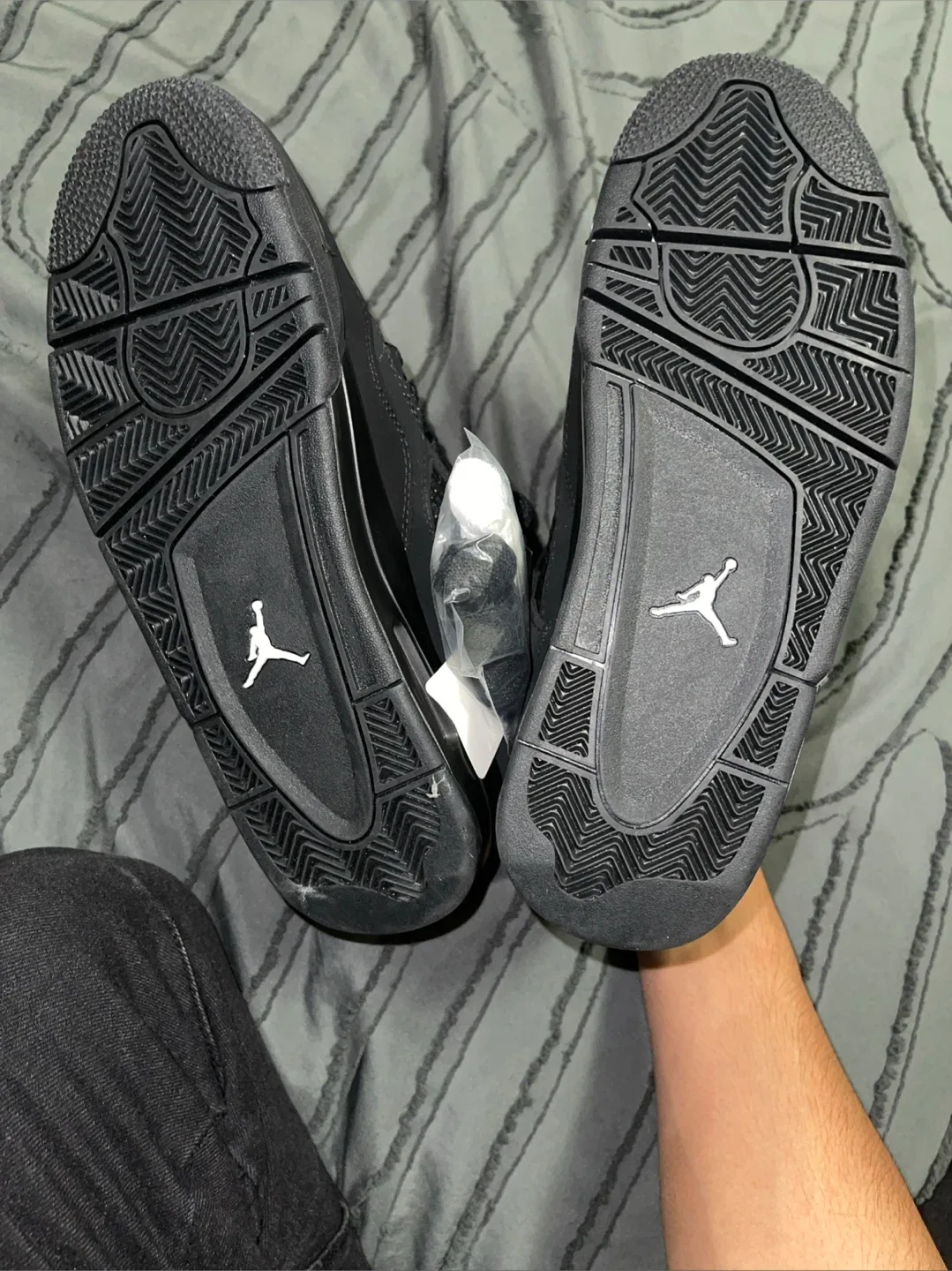 Air Jordan 4 Retro Black Cat Shoes (brand new not used at all) image indicator(5)