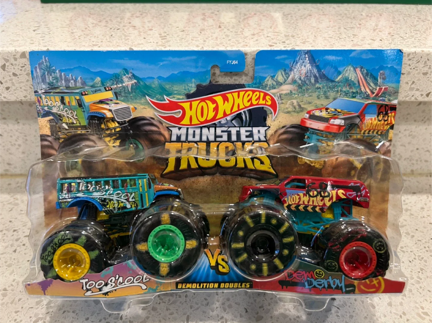 Hot Wheels Monster Trucks Demolition Doubles - New