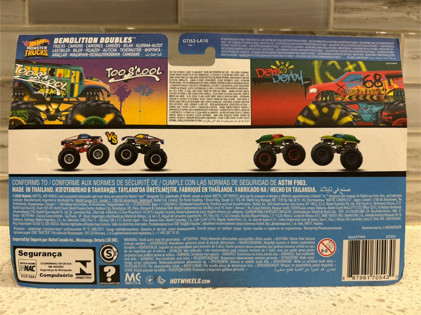 Hot Wheels Monster Trucks Demolition Doubles - New - photo 4
