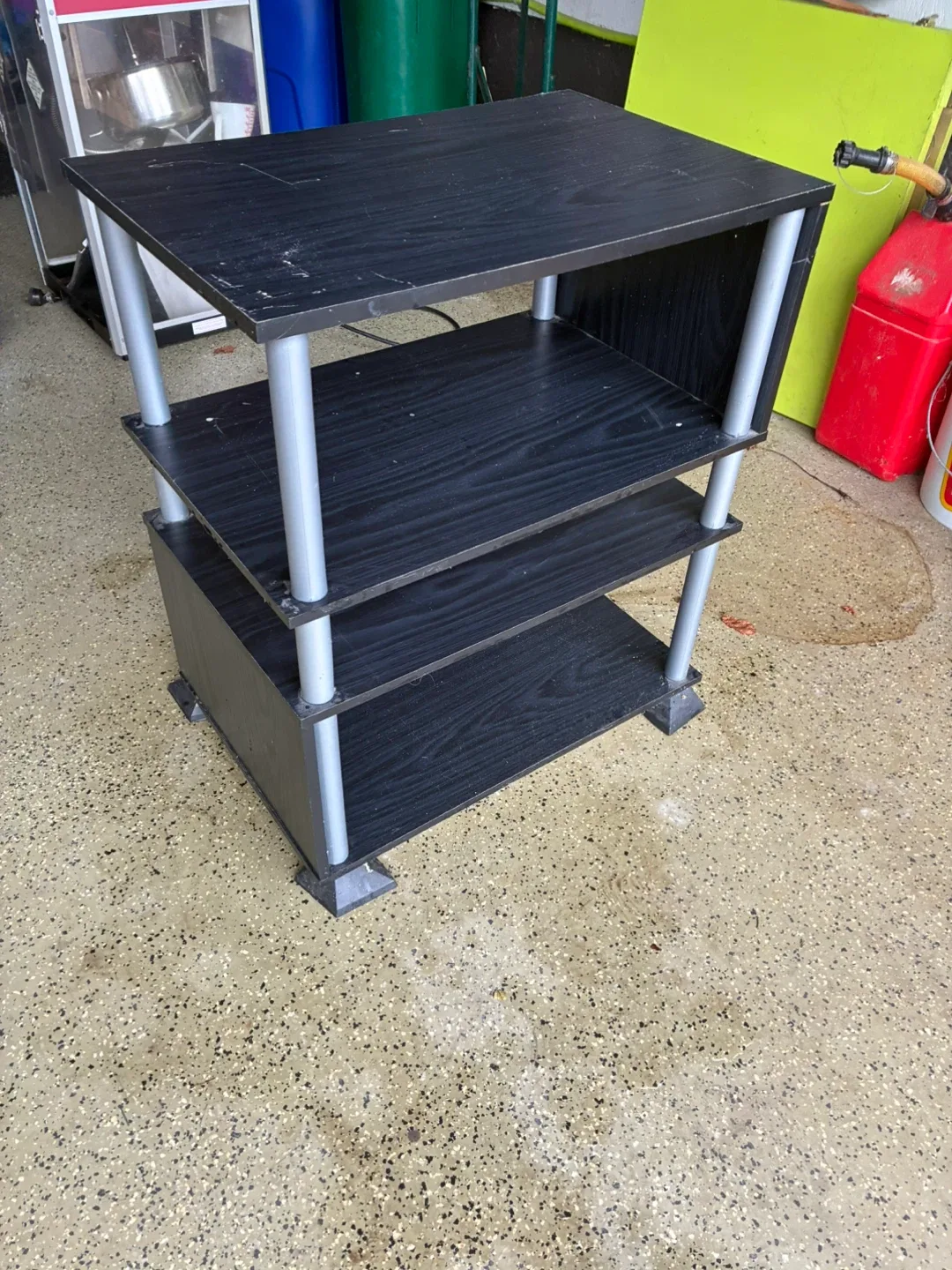 Black 3-Tier Shelf Unit