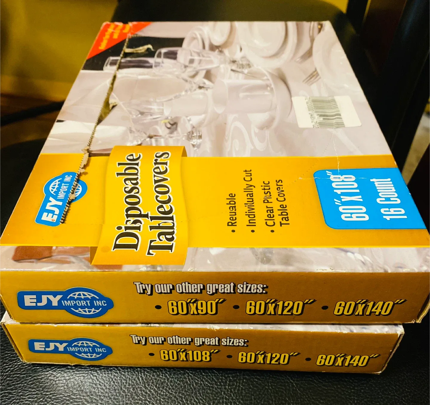Eyj Import Disposable Tablecovers 60x108