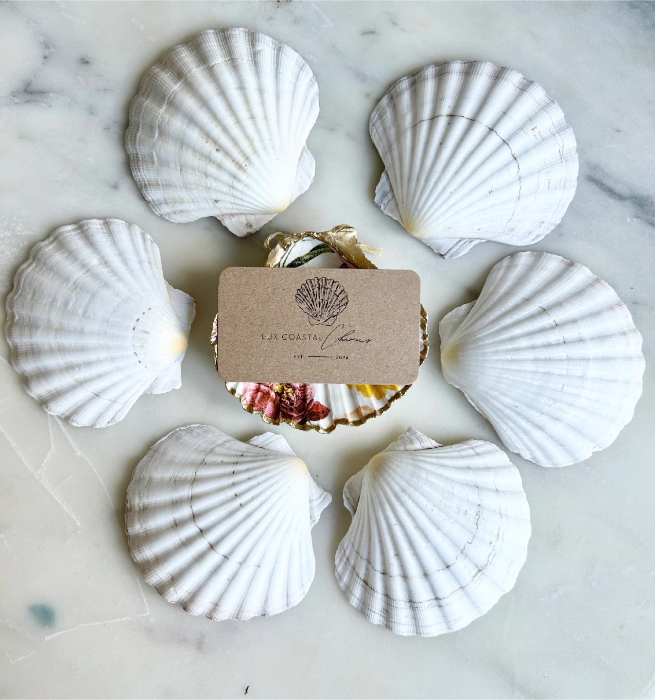 Lux Coastal Charms Shell Trinket Dish