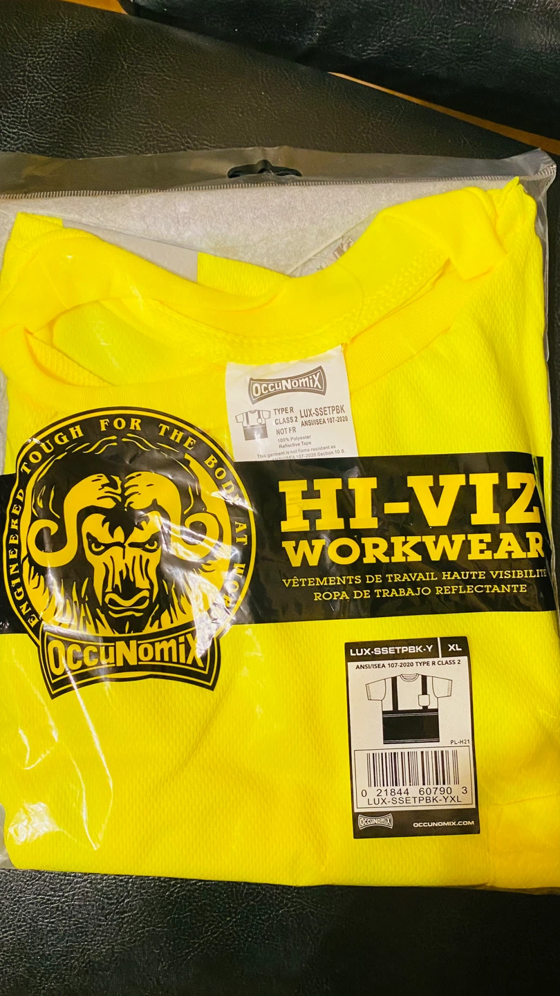 New Occunomix Hi-Viz Workwear Tee - XL