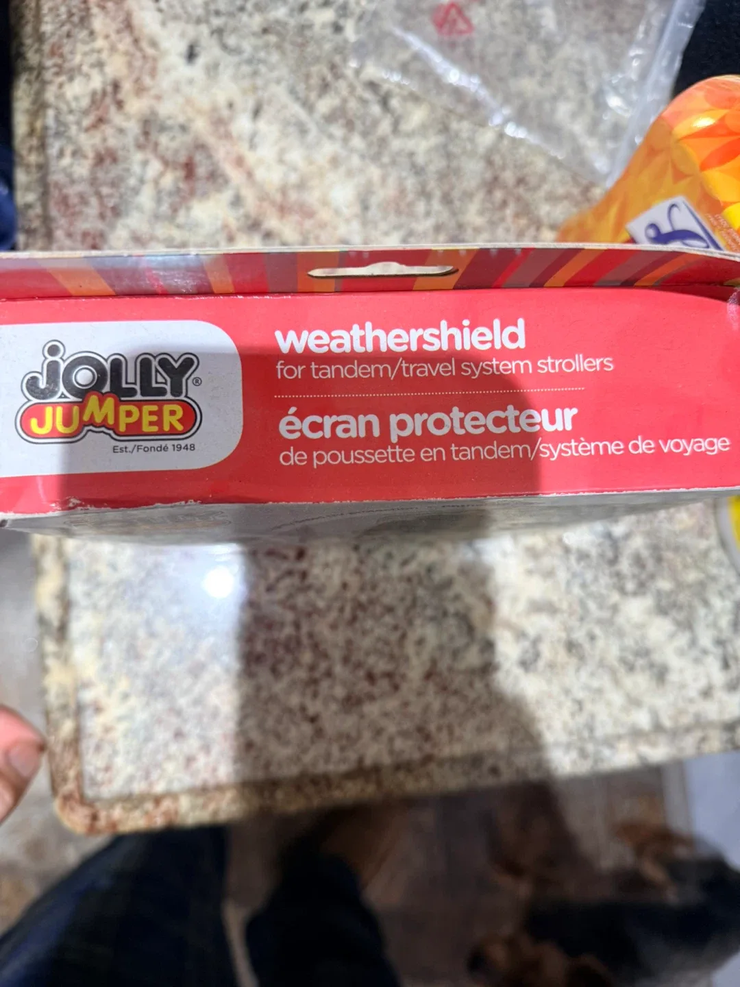 Brand New Jolly Jumper Weathershield for Tandem Strollers image indicator(2)