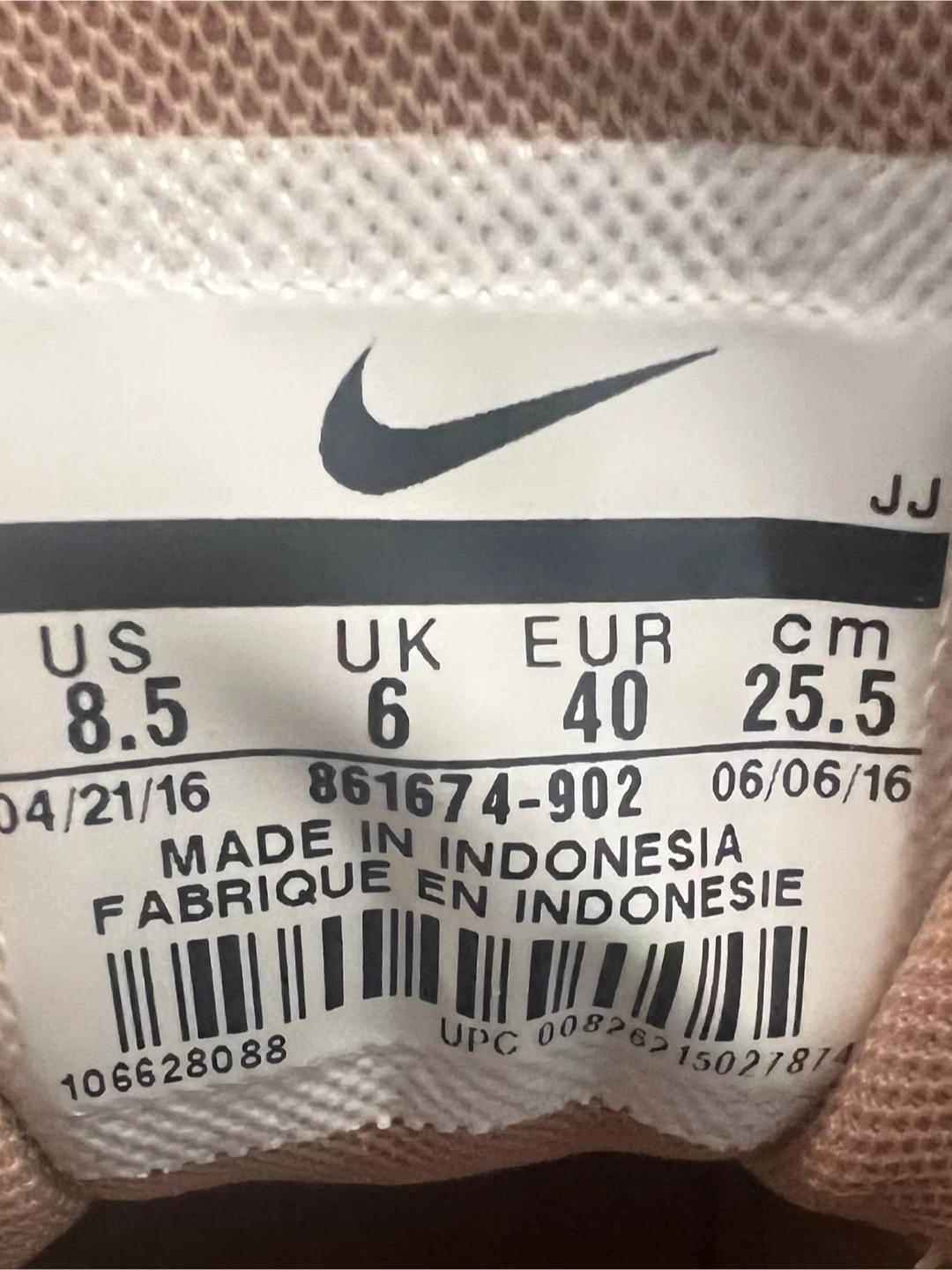 Nike Air Max Thea Rose Gold US 8.5 - photo 5