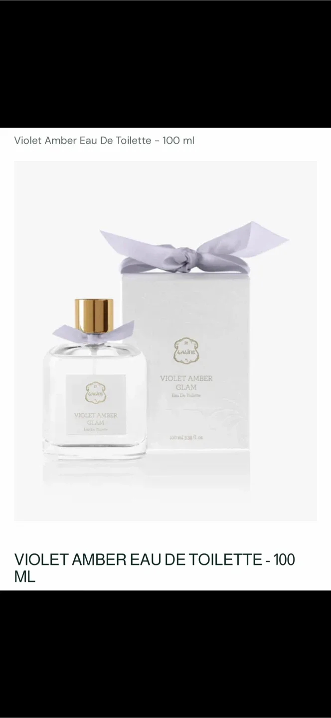 Laline Violet Amber Glam Eau De Toilette 100ml. Brand new.