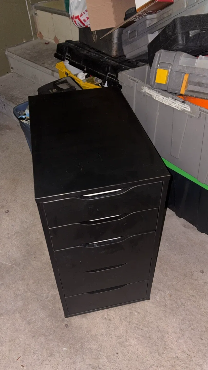 Black Drawer Unit ikea