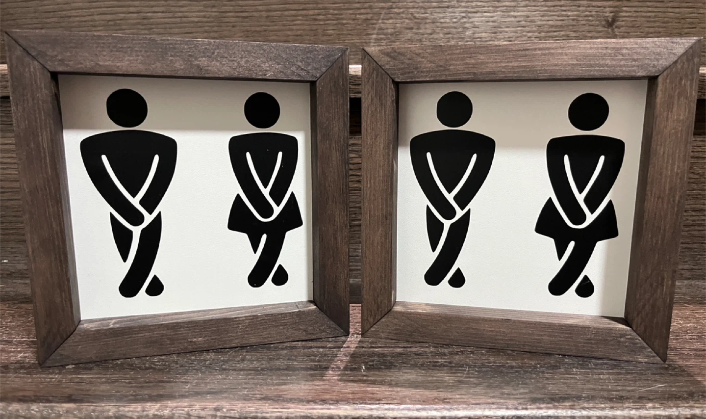 Bathroom Signs - His & Hers
