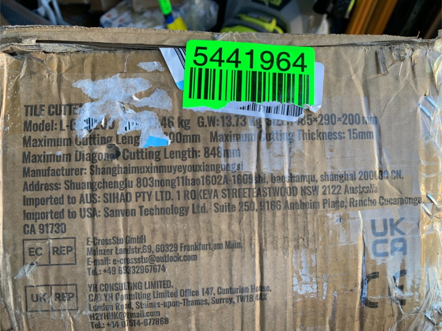 VEVOR 48 Inch Manual Tile Cutter - photo 2