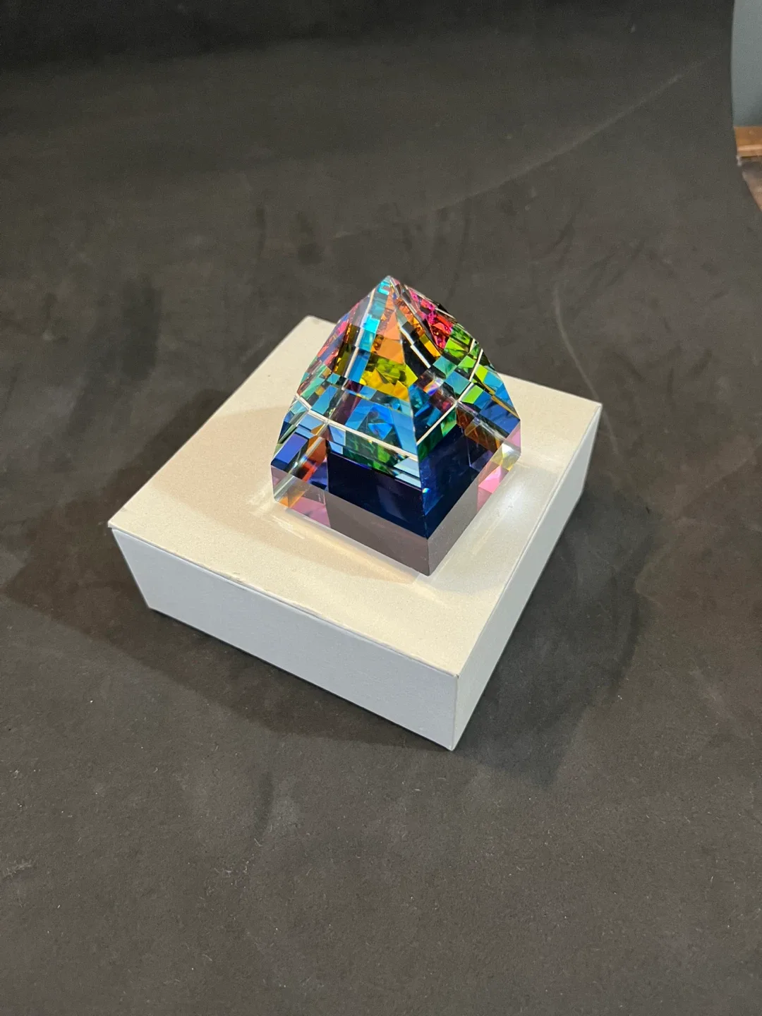 Swarovski Crystal Paperweight with Box