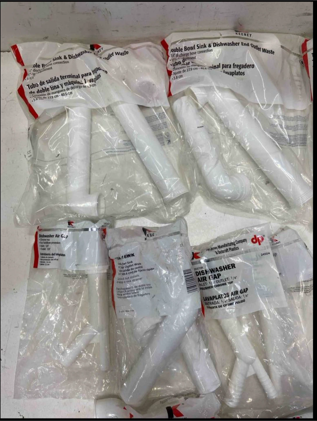 Keeney Sink & Dishwasher Drain Parts Lot - photo 2