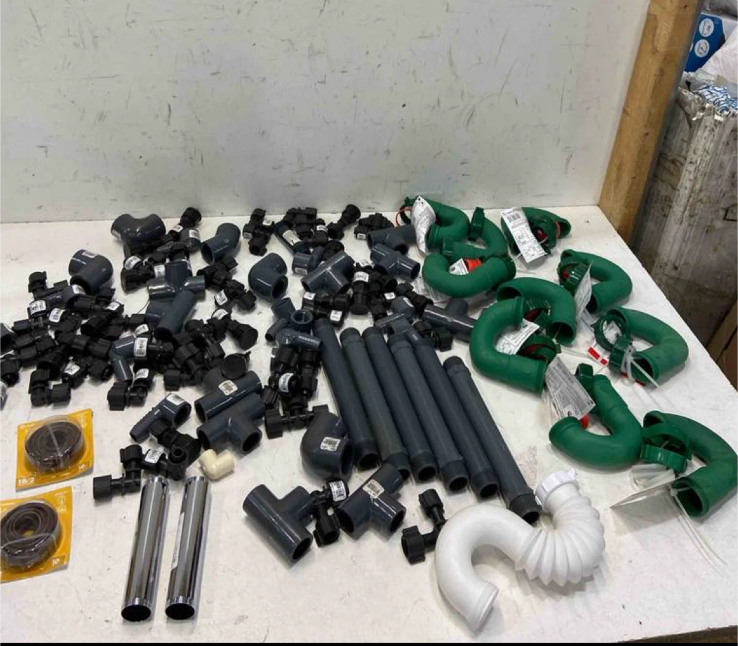 Assorted PVC & Plumbing Parts