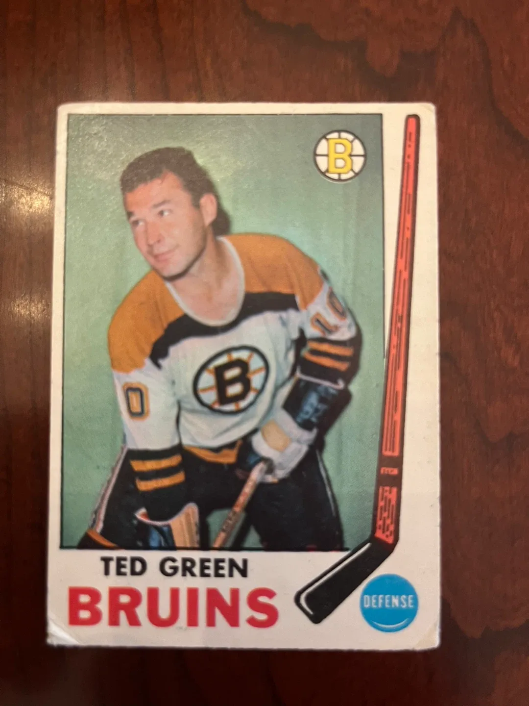 1969-70 OPC O PEE CHEE NHL HOCKEY #23 TED GREEN