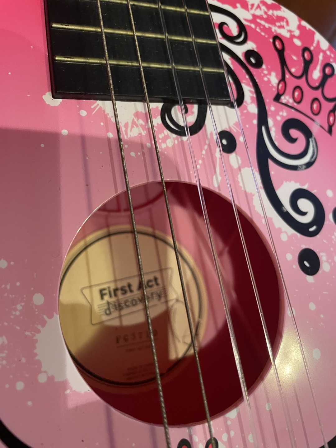First Act Discovery FG379 Pink Guitar - photo 2