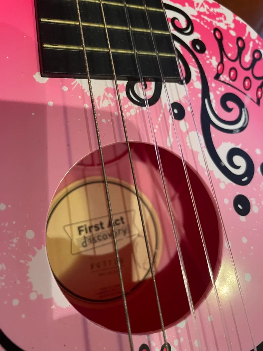First Act Discovery FG379 Pink Guitar image indicator(2)