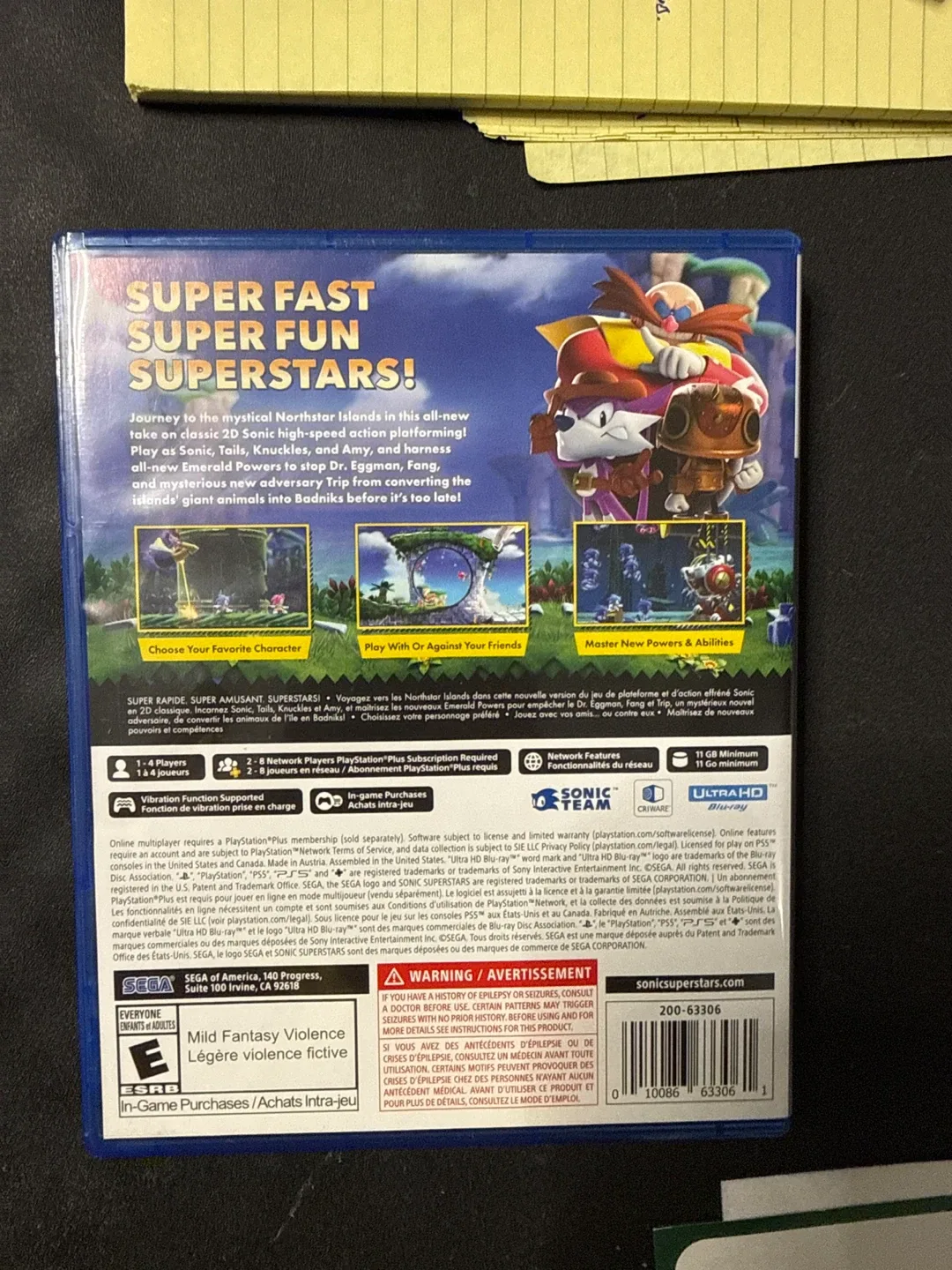 Sonic Superstars PS5 Game image indicator(2)