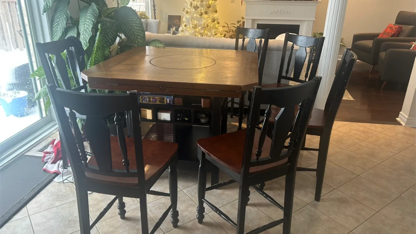 Dining Table with 6 Chairs image indicator(2)