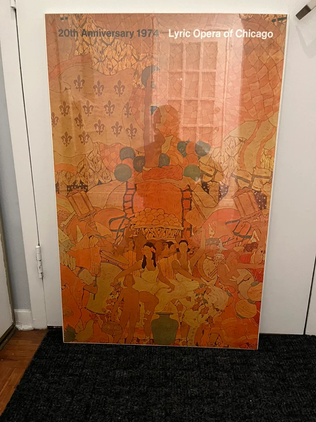 20th Anniversary 1974  Lyric Opera of Chicago Poster