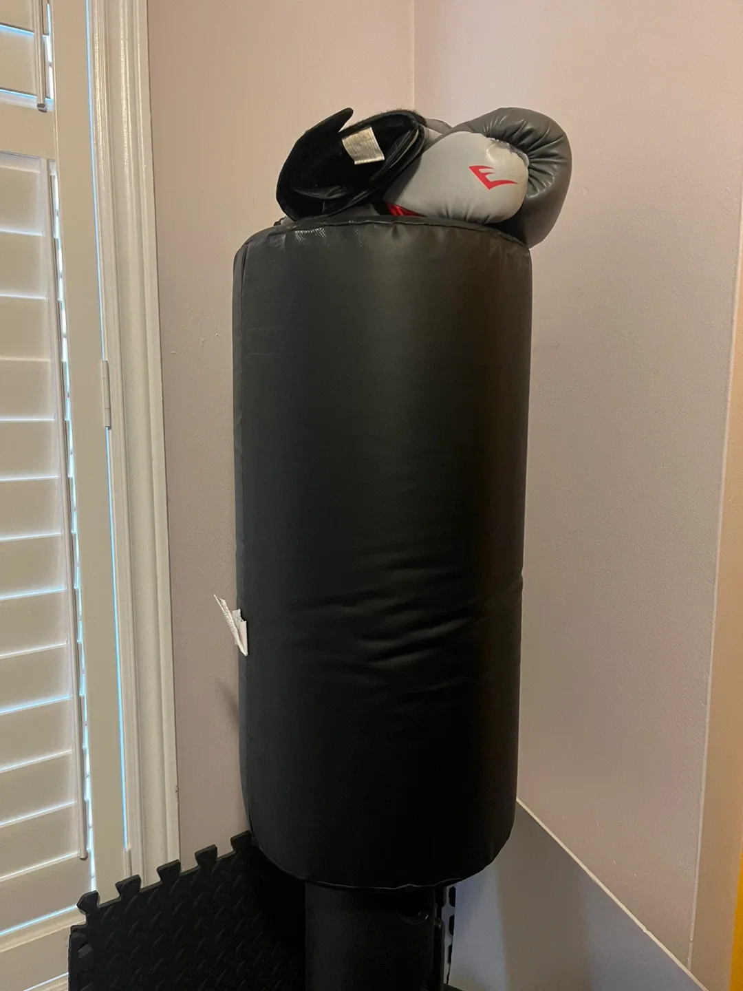 Black Free Standing Punching Bag