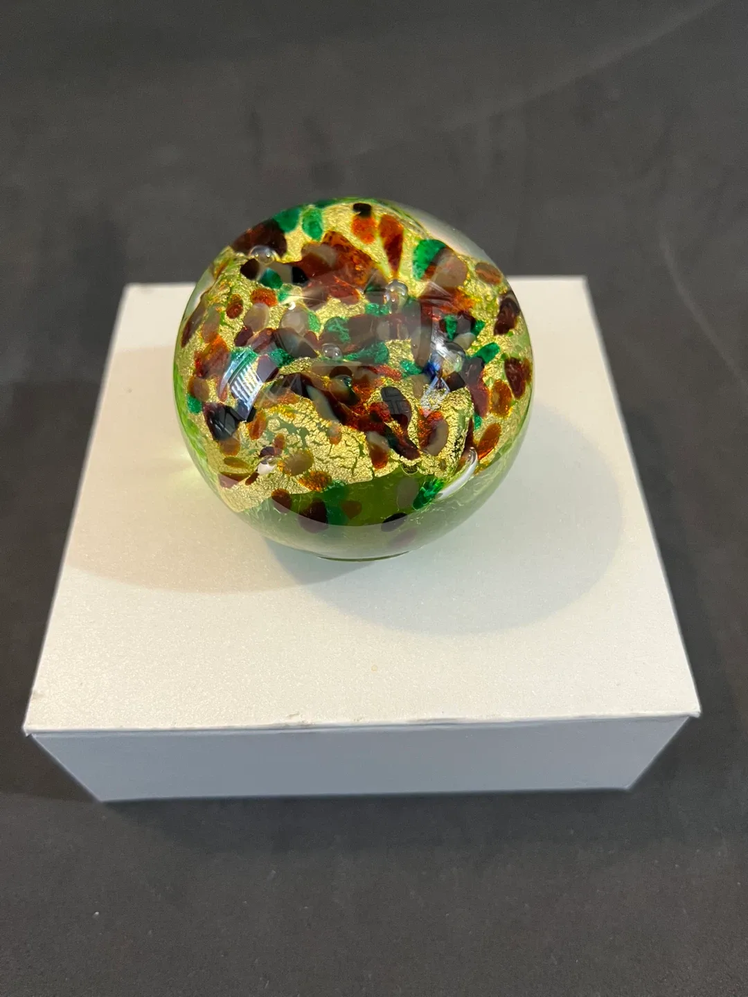 Robert Held Art Glass Paperweight