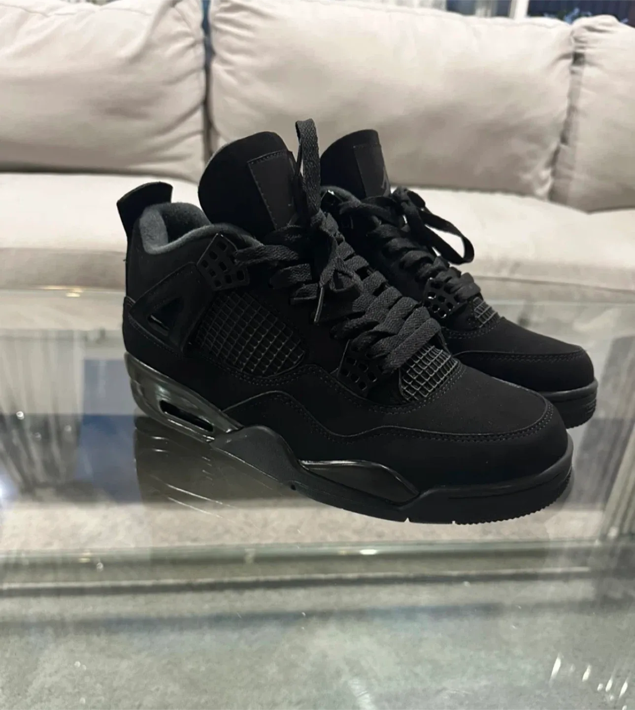 Nike Air Jordan 4 Retro Black Cat Shoes (2025)