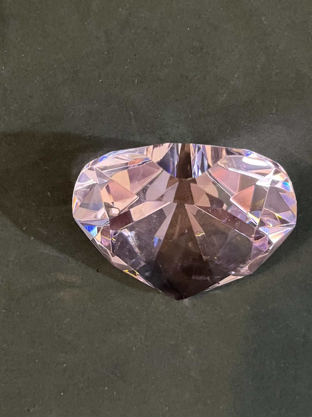 Pink Crystal Heart Paperweight image indicator(5)