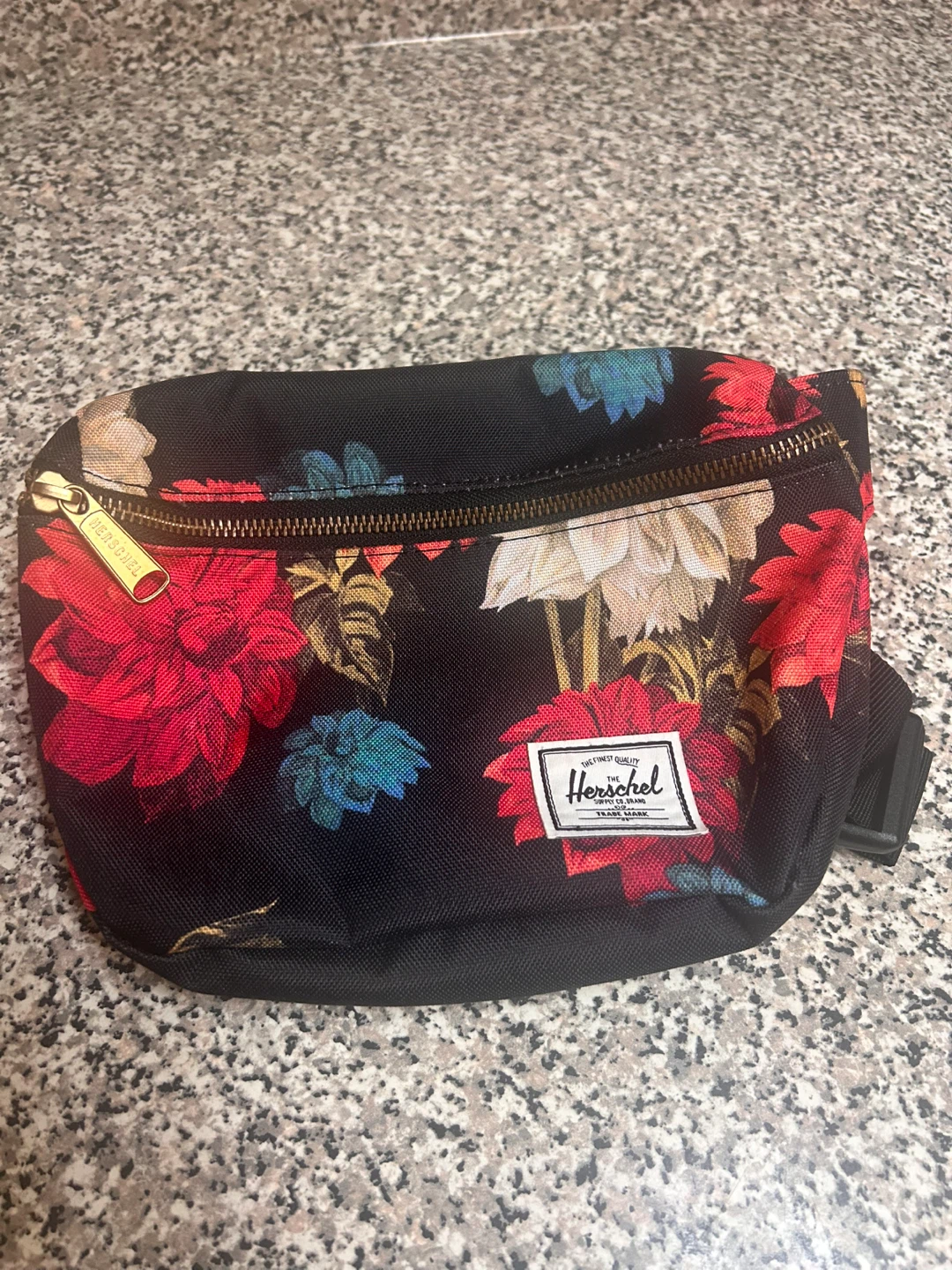 Herschel Fifteen Hip Pack, vintage floral black