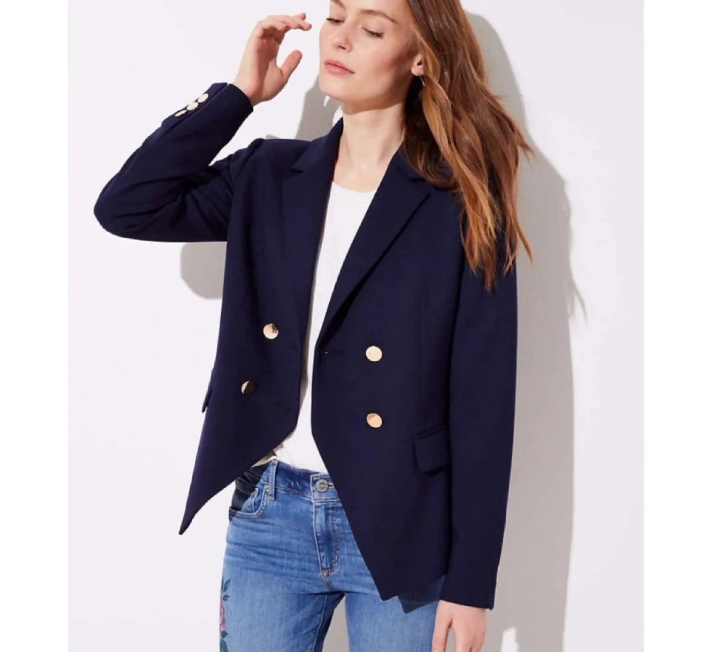 Navy Blue Blazer - Size 6