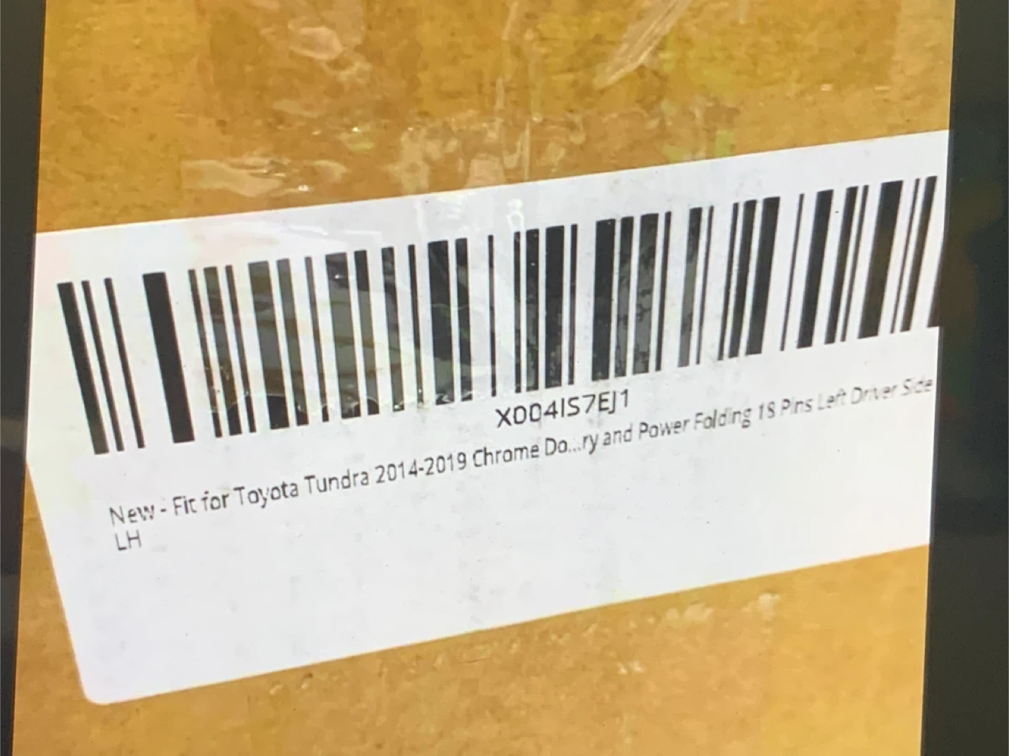 New Toyota Tundra 2014-2019 Left Driver Side Mirror - photo 2