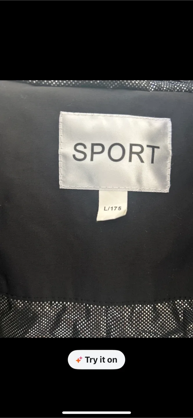 Sport Black Snowsuit Size L image indicator(2)