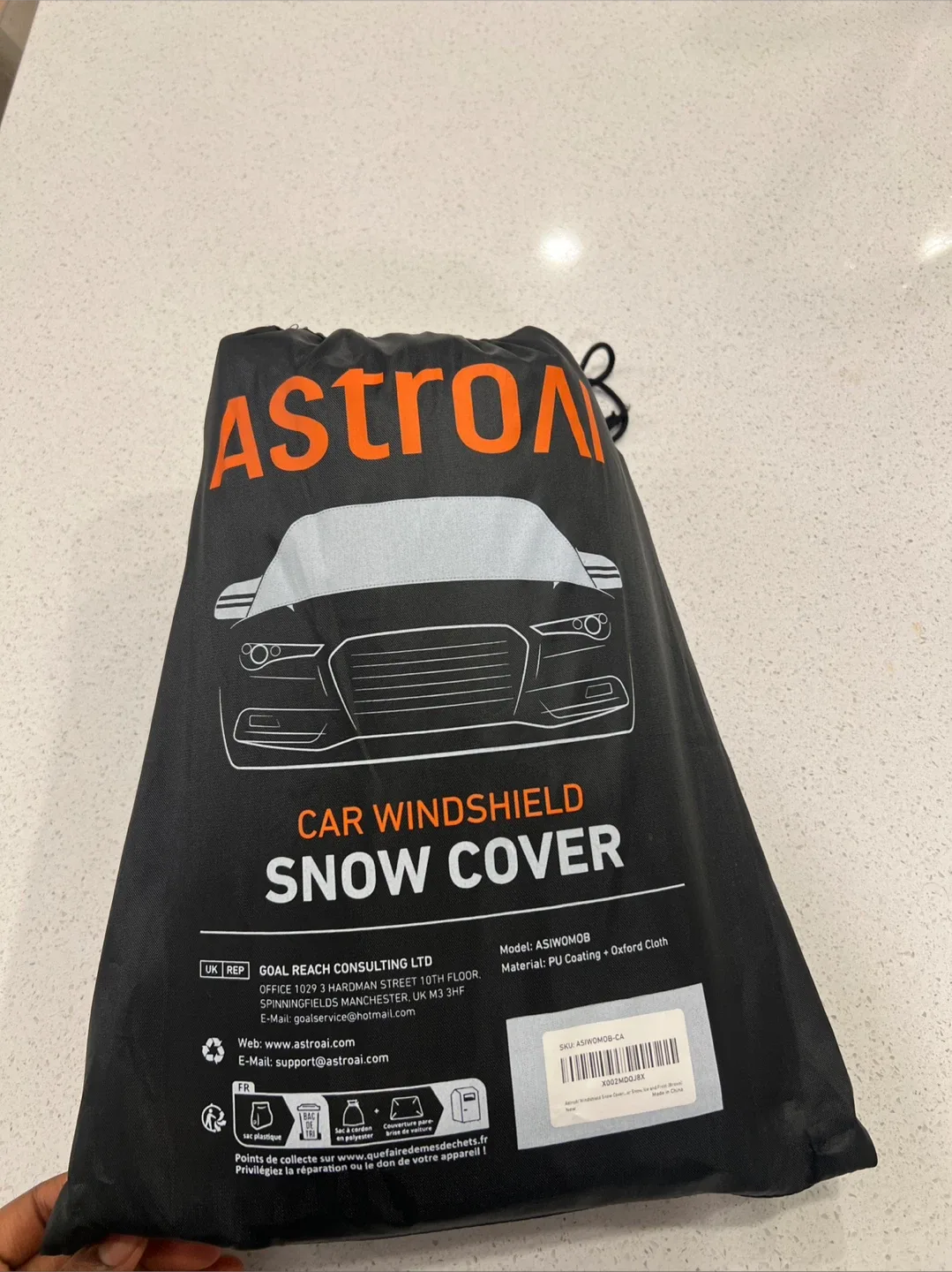 New AstronAI Car Windshield Snow Cover image indicator(2)