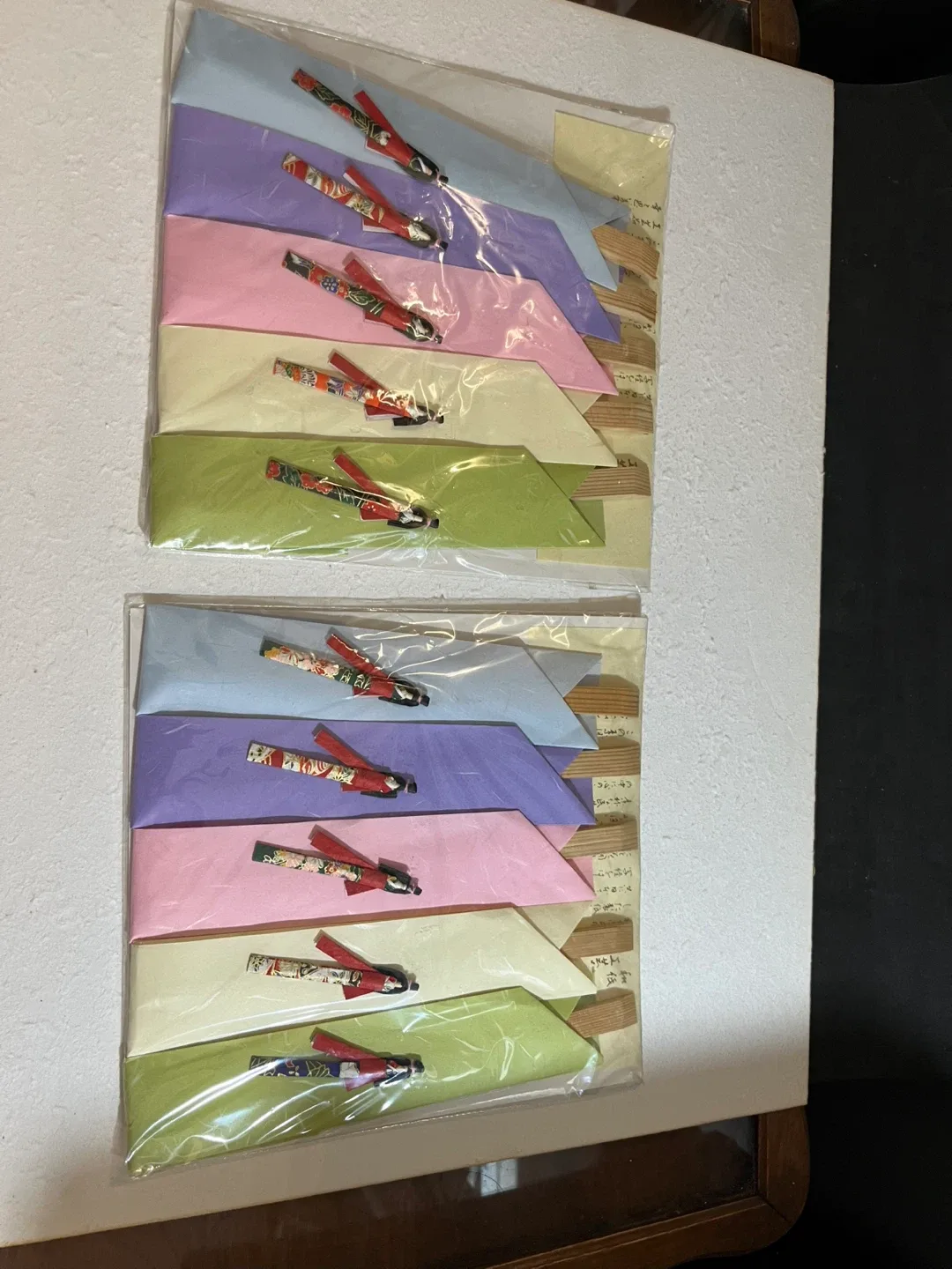 Japanese Chopstick 2 Set of Five Authentic Genuine Bamboo