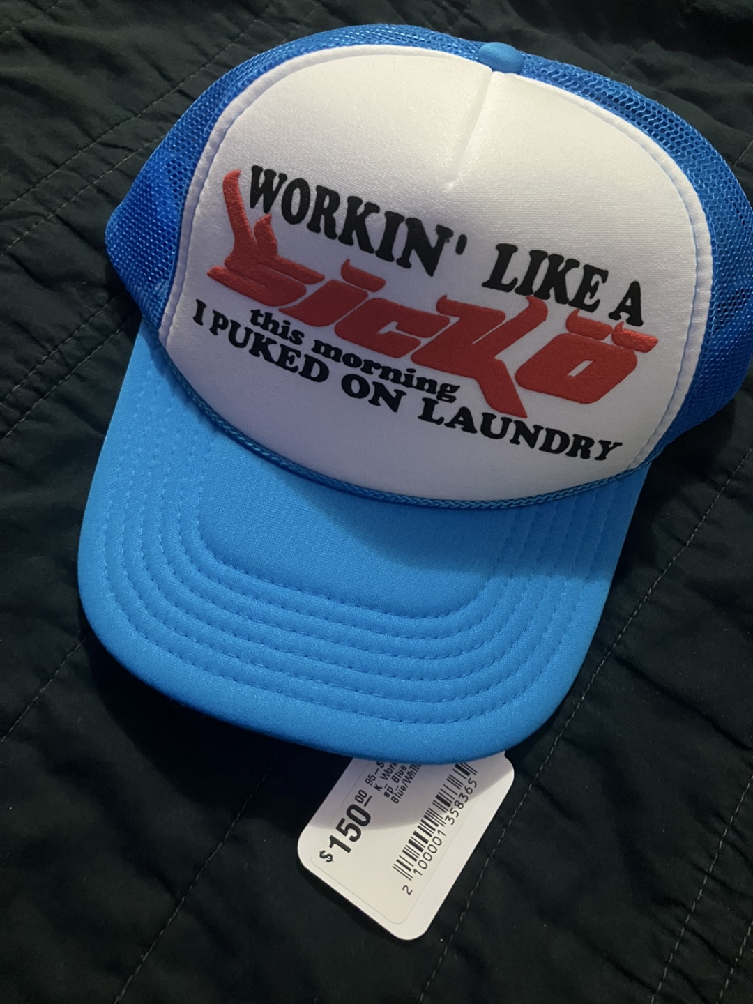 Sicko Blue/White Trucker Hat