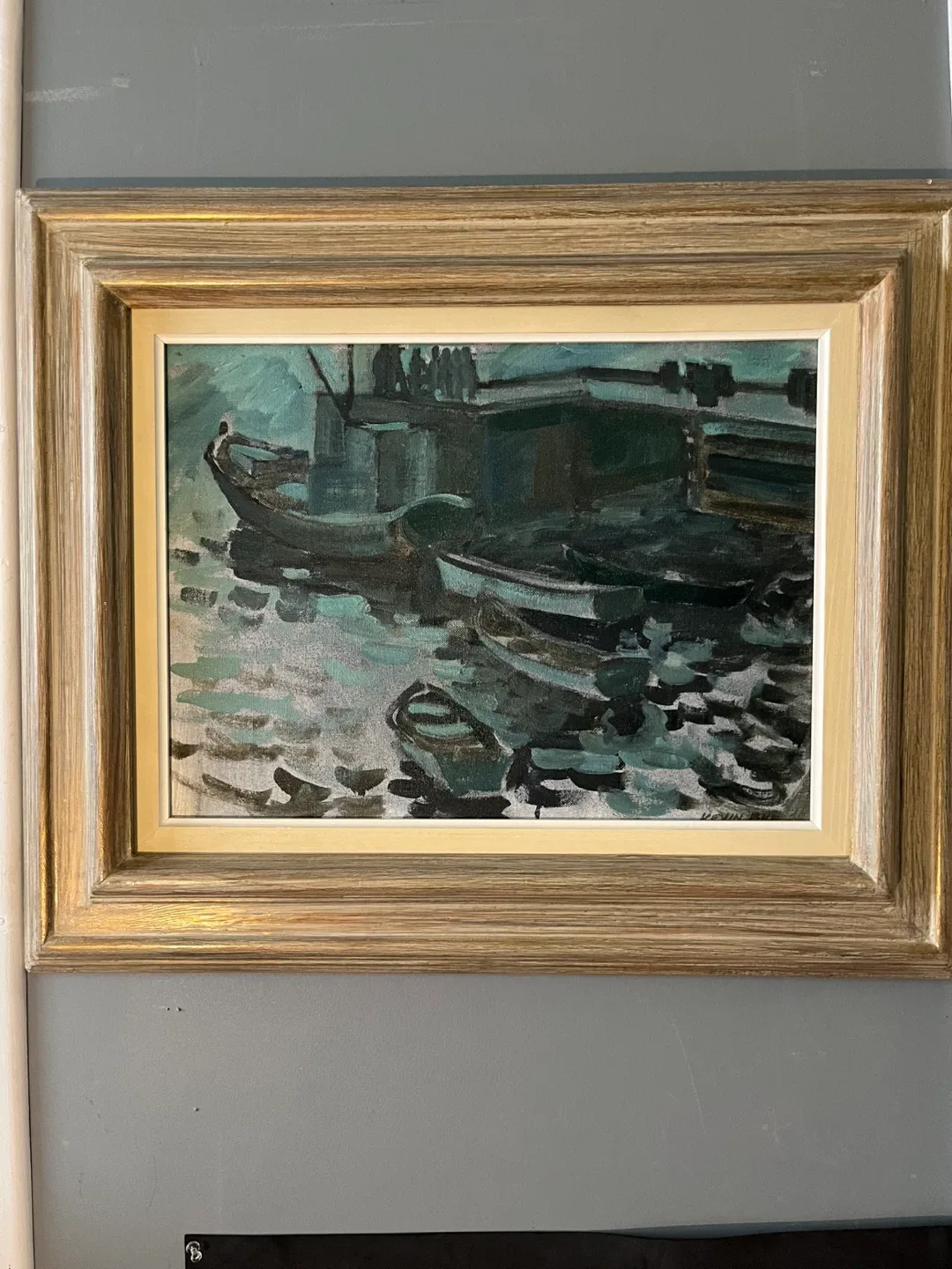 Harbour Fog #1 Oil Painting by Kevin Bice