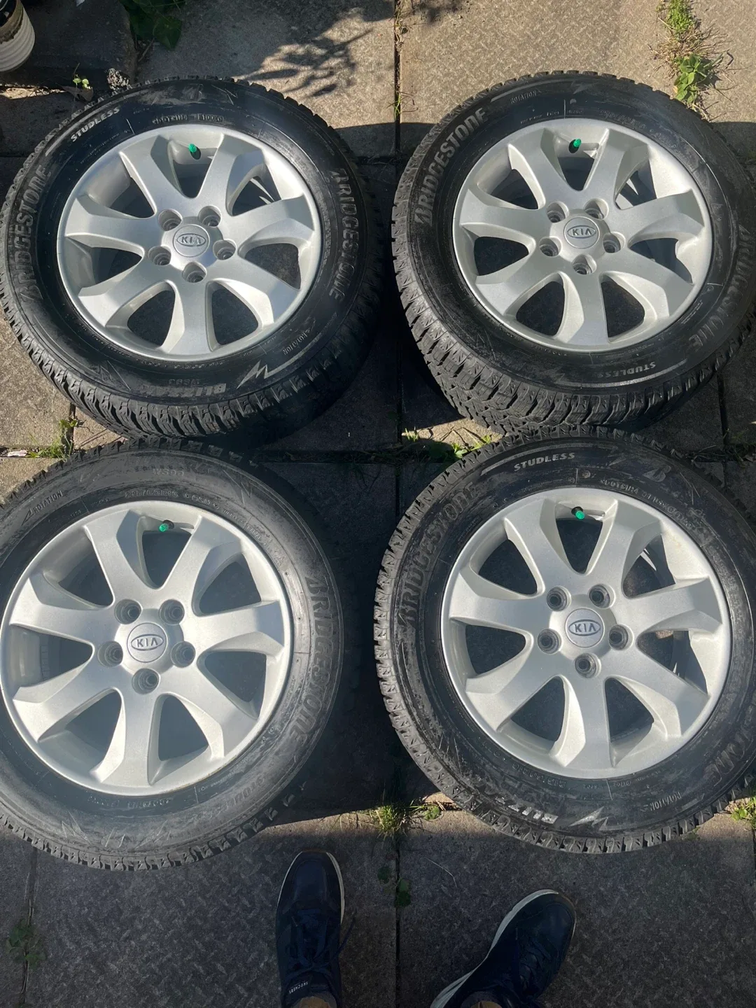 Kia Hyundai Bridgestone Winter TPMS Tire Pkg